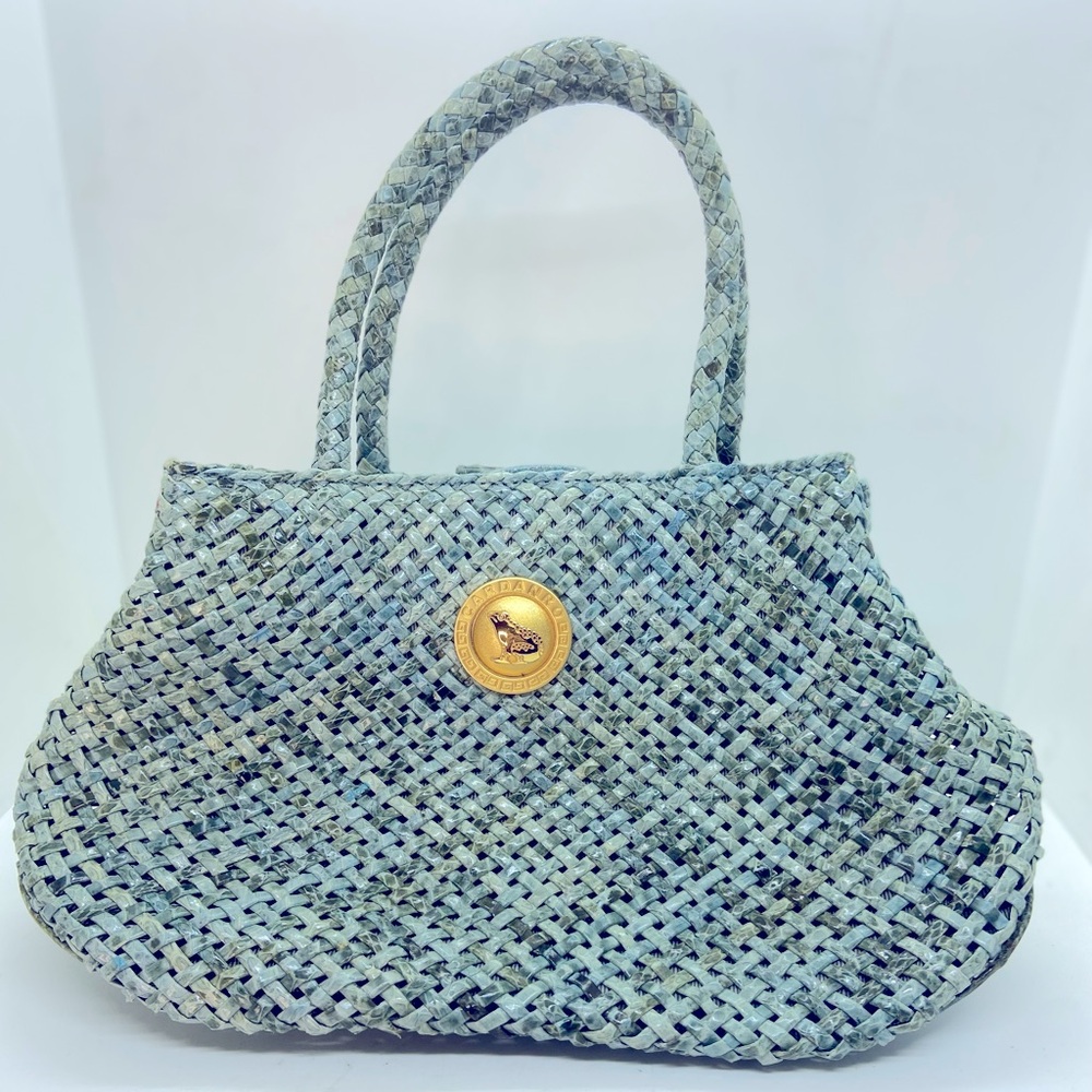 Cardanro blue woven bag. This is a beauty